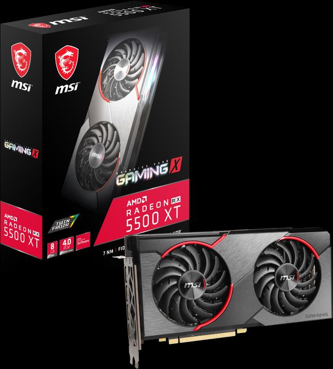 Actual product image MSI Radeon RX 5500 XT GAMING X (8 GB)