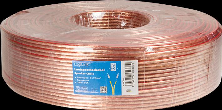 LogiLink CA Câble de haut-parleur (100 m, 2.50 mm²² mm)