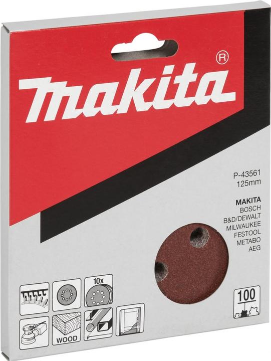 Produktbild Makita Exzenterschleifpapier mit Klet (100)