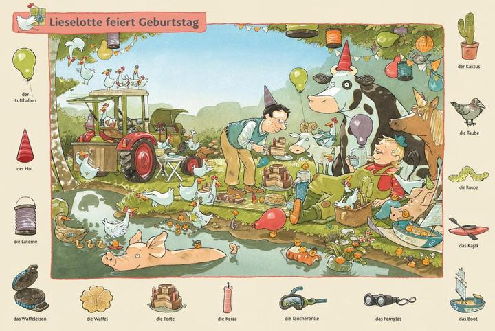 Image du produit Was sucht Lieselotte? Das grosse Such-und-Finde-Wimmelbuch (Allemand, Alexander Steffensmeier, 2020)