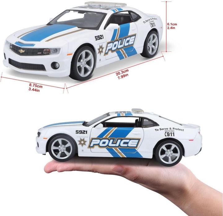 Image du produit Maisto FOOD DIE CAST car model Chevrolet Camaro SS RS Police 2010 1:24, 31208