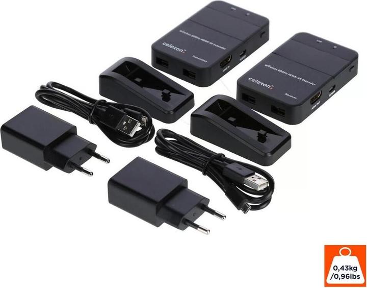 Produktbild Celexon Expert HDMI-Funkset WHD30M (30 m, HDMI 1)