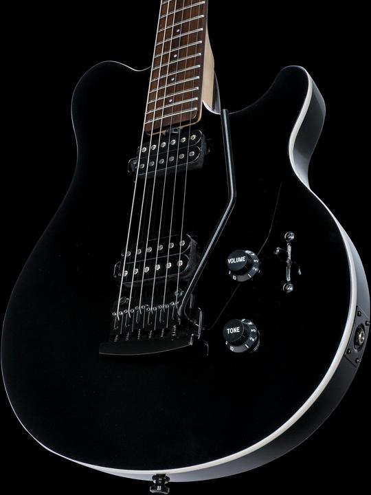 Actual product image Electric Guitar, S.U.B., Axis AX3, Black (Electric guitar, Maple, Mahogany, Aluminium, NATO)
