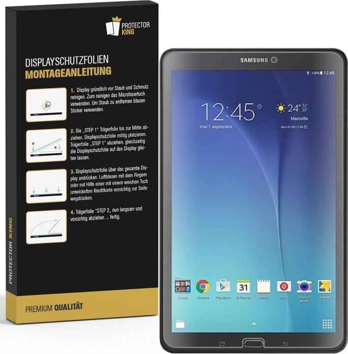 Produktbild Protectorking 4x Panzerfolie Anti-Shock matt entspiegelt (4 Stück, Galaxy Tab E 9.6)