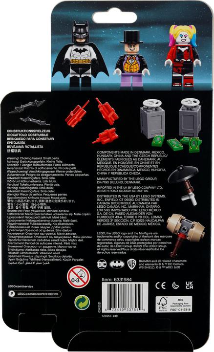 Image du produit LEGO DC Batman vs. Pingouin et Harley Quinn 40453 (40453, LEGO DC)