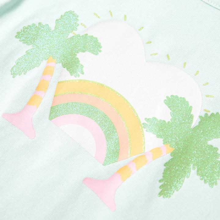 Immagine prodotto VidaXL Maglietta per bambini Verde menta chiaro 104,Materiale: 95 (104)