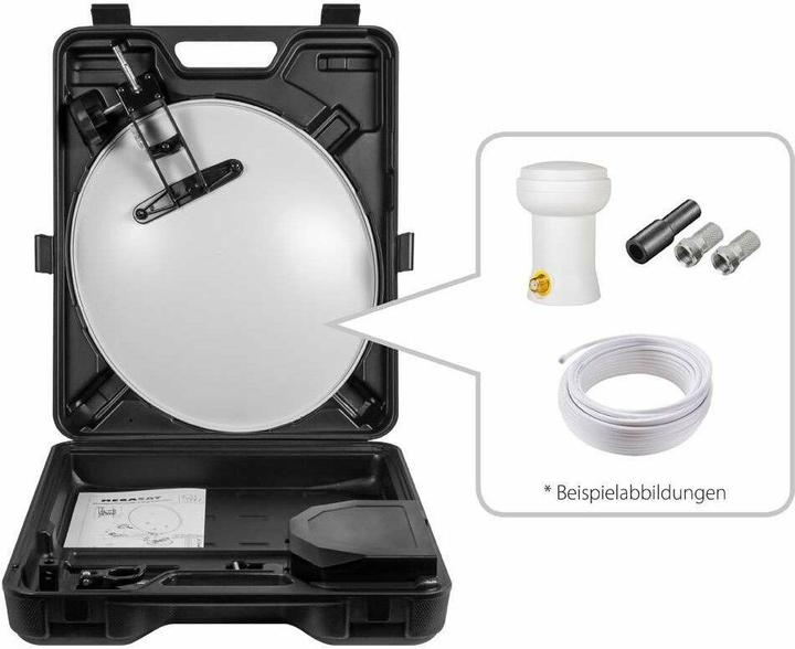 Immagine prodotto Megasat Valigia da campeggio SAT (senza ricevitore) (Antenna, DVB-S / -S2)