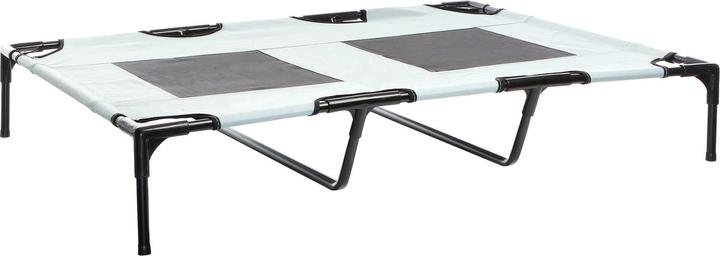 Produktbild Wiltec Outdoor Hundebett Hundereisebett Schlafplatz XL 122 x 93 x 20 cm Grau bis 60 kg (Hund)