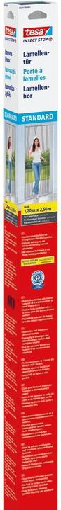 Produktbild tesa Insektenschutz STANDARD Lamellentür, Vorhang mit Klettverschluss, ohne Bohren (120 x 250 cm)