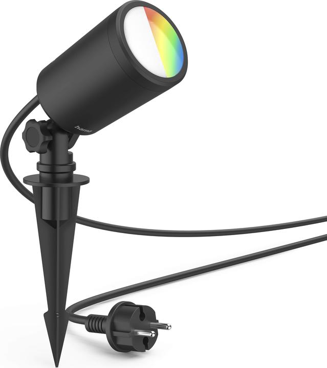 Hama WLAN-Gartenleuchte inkl. Erdspiess, wasserdicht, farbig, dimmbar (450 lm, IP65)