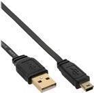 Produktbild InLine Mini-USB 2.0 Kabel USB-A an Mini-B (0.50 m, USB 2.0)