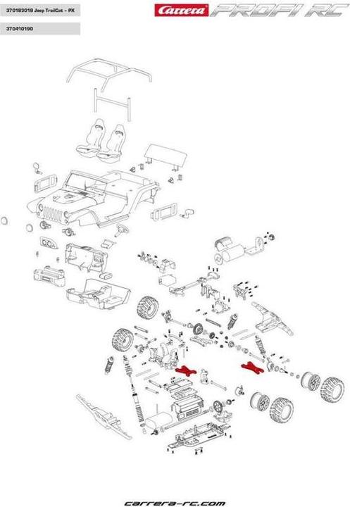 Produktbild Carrera 370410190 - RC PROFI QUERLENKER VORNE/HINTEN #183001/2