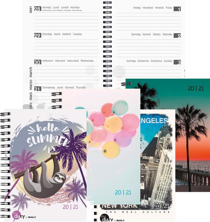 Actual product image Biella Student Agenda Wire-O (A5, German, French, Italian, English)