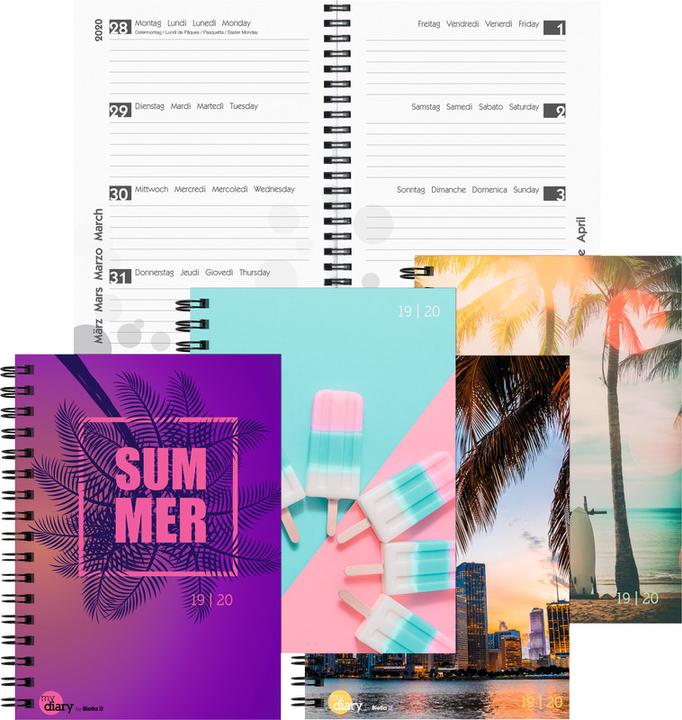 Actual product image Biella Student Agenda Wire-O (A5, German, French, Italian, English)