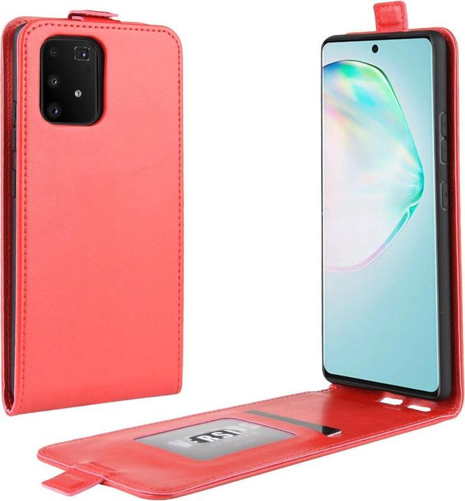 Immagine prodotto Cover-Discount Galaxy S10 Lite - Classic Flip Case Rosso verticale (Samsung Galaxy S10 Lite)