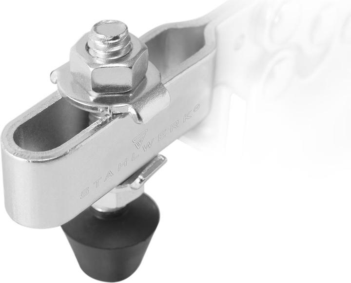 Actual product image Stahlwerk Toggle clamp set of 2 90kg 198lbs vertical toggle clamps (198 mm)