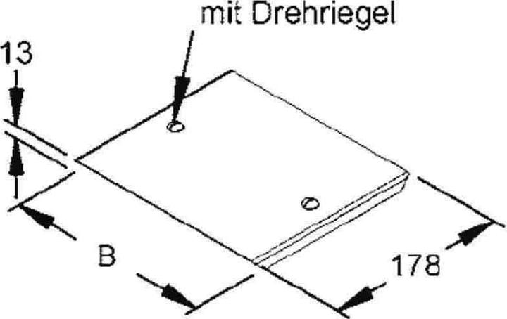 Immagine prodotto Niedax Coperchio stampato RFSDDV 60.500 (Foro cavo)