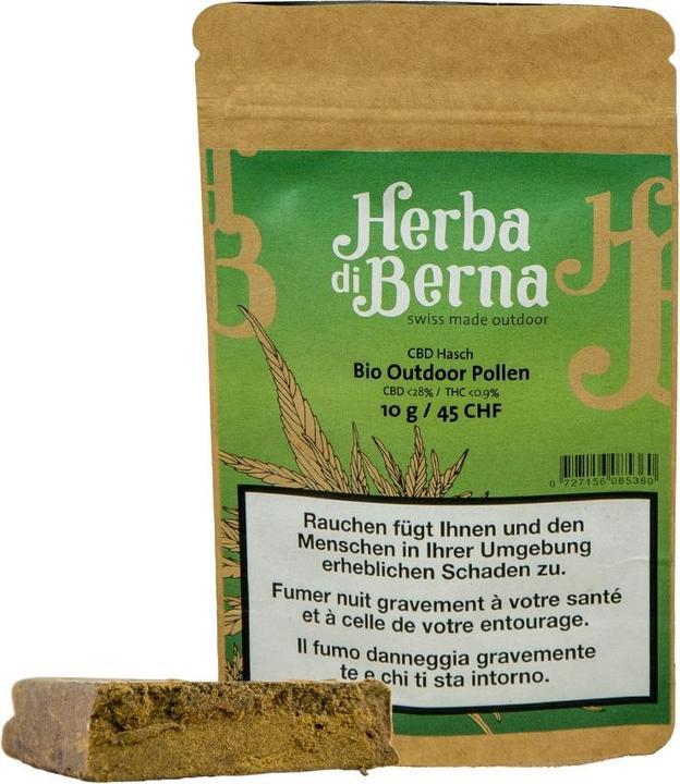Herba di Berna CBD Hasch BIO Outdoor Pollen (10 g, Outdoor)