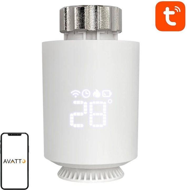 Actual product image Avatto Smart Thermostat Radiator Valve TRV06 Zigbee 3.0 Tuya