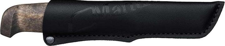 Actual product image Marttiini Carving knife SNAPPY, non-rusting carbon steel, waxed birch wood handle, black