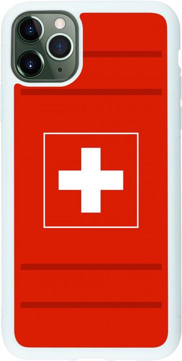 Actual product image PhoneLook Cover silicone white Euro 2020 Switzerland (Apple iPhone 11 Pro Max)