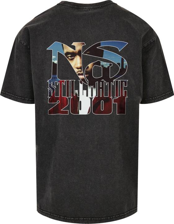 Actual product image Mister Tee Nas Stillmatic Acid Washed Oversize Tee - 89293 (S)