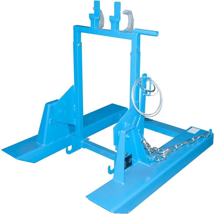 Image du produit eurokraft pro Basculeur de poubelles, pour poubelles de 80/120 litres, bleu clair.