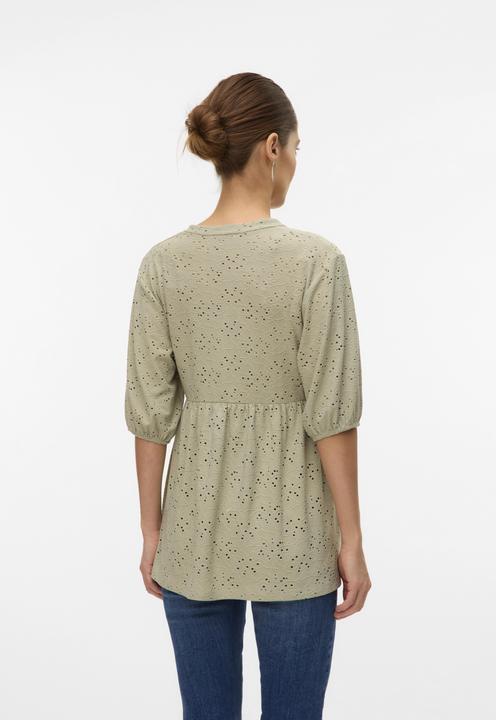 Produktbild Mamalicious Normal geschnitten Mandarin Kragen Top Bluse (L)