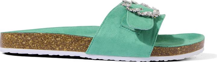 Actual product image Joe Browns Jewelled Buckle Slider Sandals (42)