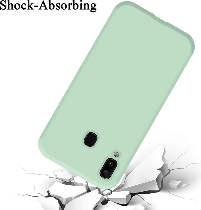 Immagine prodotto Cadorabo Copertura della cassa del silicone liquido TPU (Samsung Galaxy A20, Samsung Galaxy M10s, TCL A30)