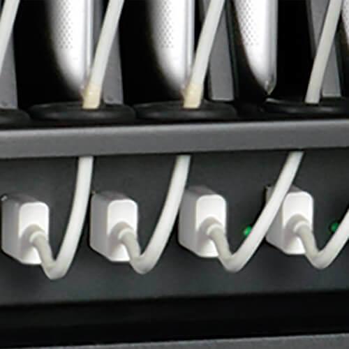 Actual product image Eaton Tripp Lite Series CS16USB Mobile trolley and cabinet Cabinet for managing portable devices Black