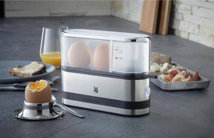 Produktbild WMF KÜCHENminis Eierkocher 2-Eier-Kocher hartgekocht, weich gekocht (EU-Stecker)
