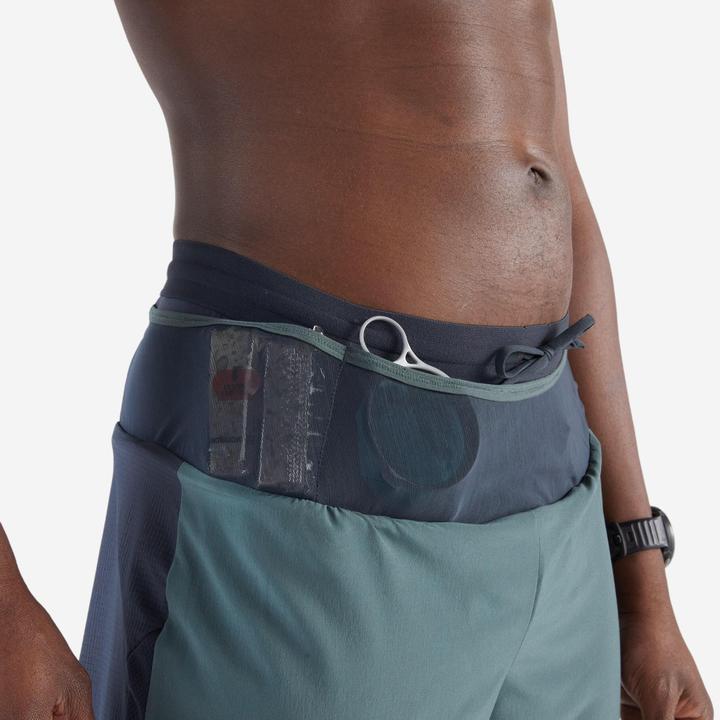 Produktbild Kiprun Men's Trail Running Long-Distance Shorts 2in1-Kiprun Run Ultra 900-Green (XL)