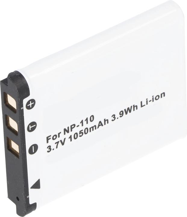 Actual product image AccuCell Akku Casio NP-110, Casio Exilim EX-Z2000, EX-Z2300 (Camera battery)