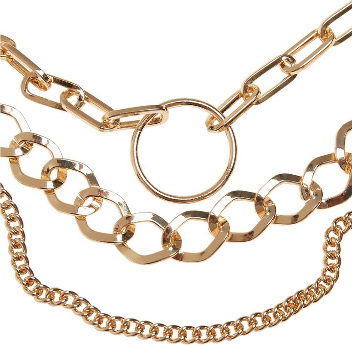 Immagine prodotto Urban Classics Lacche da collo con stratificazione ad anello (100% Ferro)