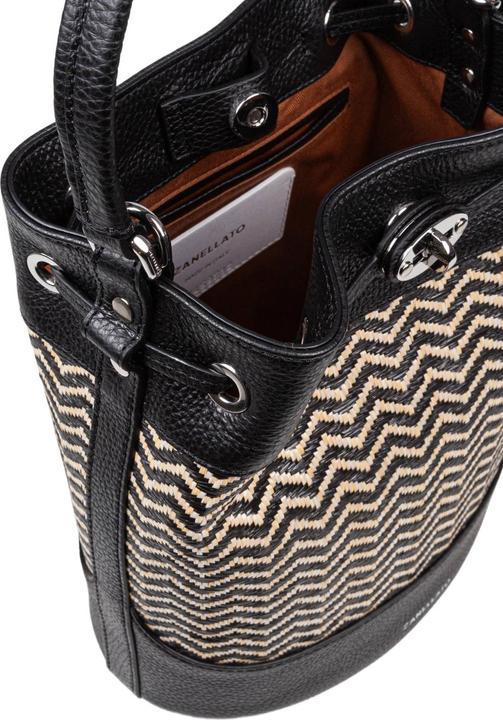 Produktbild Zanellato monda wicker s bucket bag color black