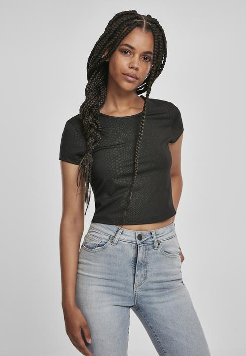 Produktbild Urban Classics Ladies Stretch Pattern Cropped Tee (3XL)