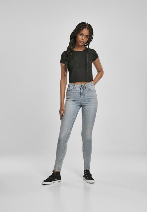 Produktbild Urban Classics Ladies Stretch Pattern Cropped Tee (3XL)