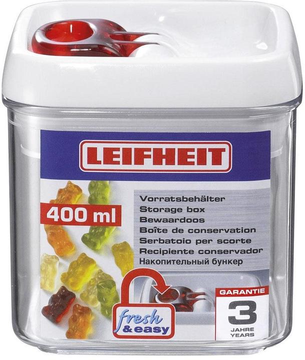 Actual product image Leifheit Storage container Fresh&Easy 400 ml square (0.40 l)
