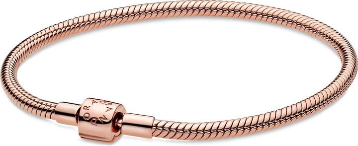 Pandora Rose Snake Chain Bracelet (23 cm, Silver)