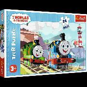 Produktbild Ravensburger Puzzle 24 Maxi Tomek und Percy mit Thomas und seinen Freunden (24 Teile)
