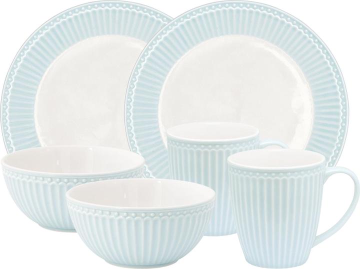 Produktbild Greengate Alice Frühstücksset pale blue 6tlg (6 Stück)