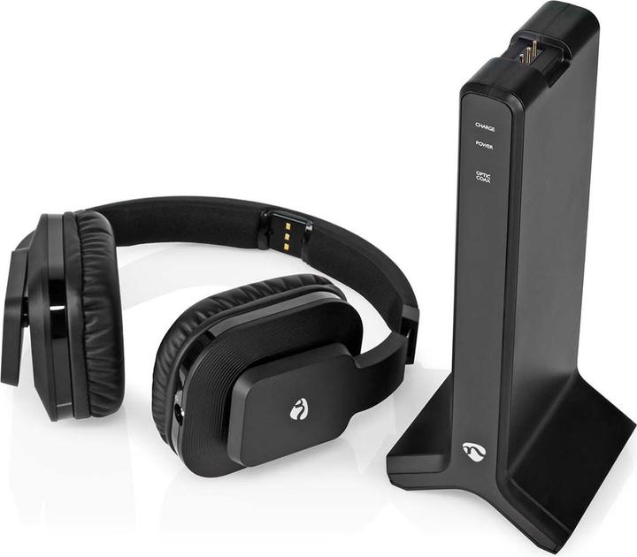 Actual product image Nedis HPRF321BK (No noise cancelling, 8 h, Wireless)