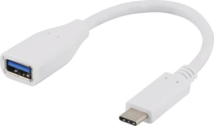 Image du produit Deltaco USBC-1205 - Adaptateur USB-C - US (0.15 m, USB 3.1)