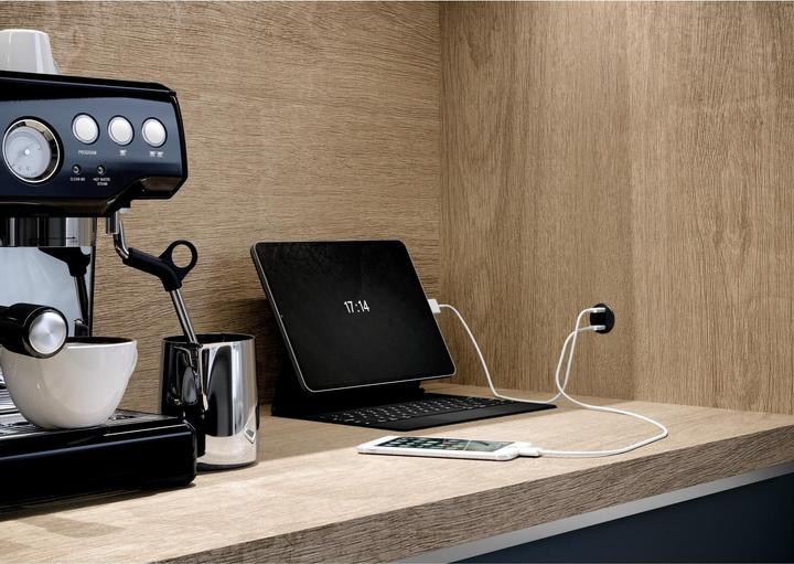 Produktbild Halemeier USB Einbau-Doppelsteckdose