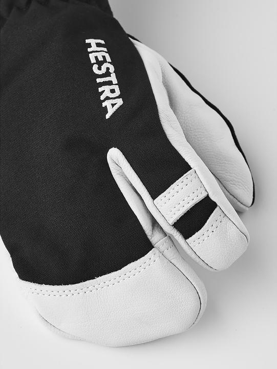 Actual product image Hestra Kid's Army Leather Heli Ski 3 Finger (5)