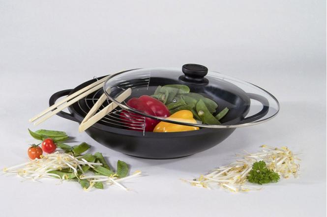 Image du produit Krüger Leipzig (36 cm, Wok, Aluminium)
