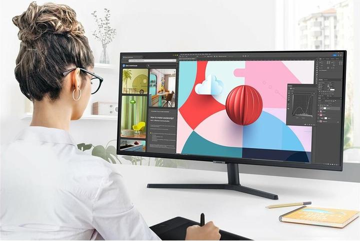 Actual product image Samsung ViewFinity S5 S34C500GAU (3440 x 1440 pixels, 34")
