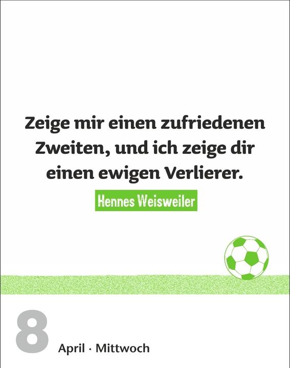 Actual product image Harenberg Lattenknaller Tagesabreisskalender 2026 - Die witzigsten Fussballersprüche (11 x 14 cm, German)