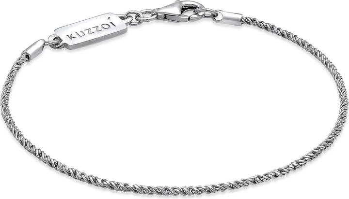 Actual product image Kuzzoi Basic bracelet (19 cm, 925 sterling silver)